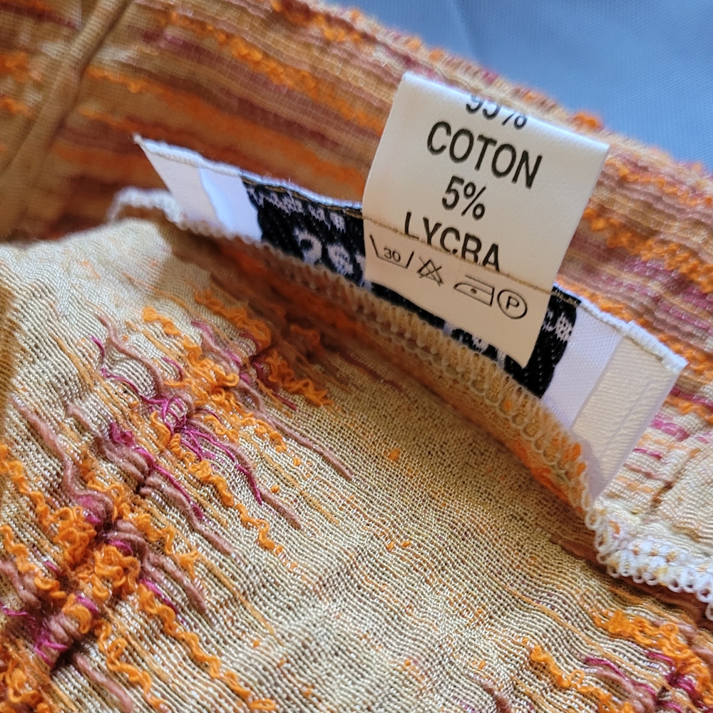 Sel Sel Chic Orange A-Line Skirt - Picture 11 of 11